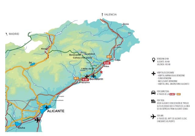 Apartamento de 2 habitaciones en Albir, Alfaz del Pi / L'Alfàs del Pi en venta con piscina garaje - 585.000 € (Ref: 5750377)