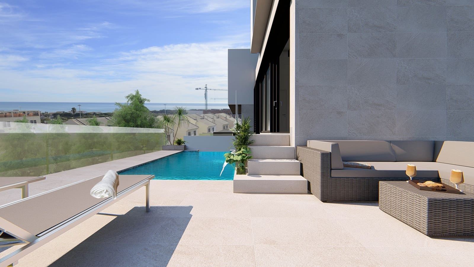 Chalet de 4 habitaciones en Guardamar del Segura en venta con piscina - 740.000 € (Ref: 6435791)