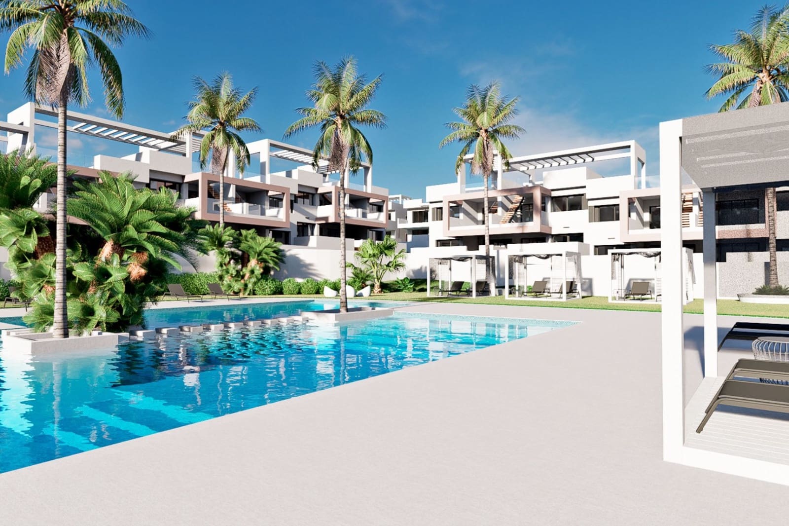 3 quarto Bungalow para venda em Finestrat com piscina - 389 900 € (Ref: 7333413)