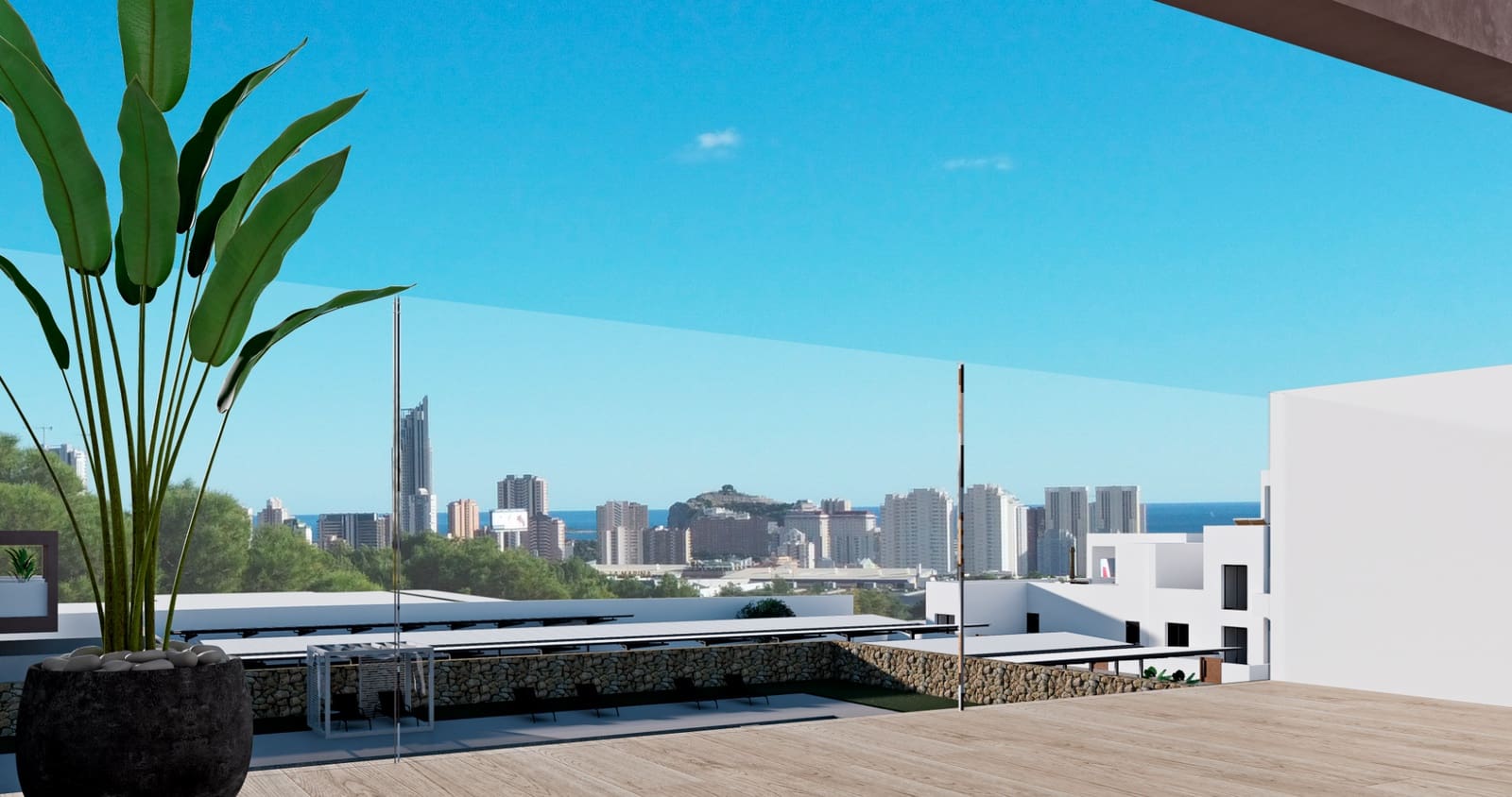 3 quarto Bungalow para venda em Finestrat com piscina - 389 900 € (Ref: 7333413)