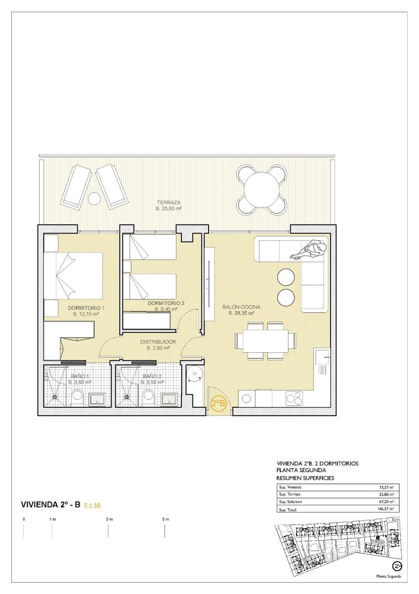 2 slaapkamer Penthouse te koop in Finestrat met zwembad - € 305.000 (Ref: 8681638)