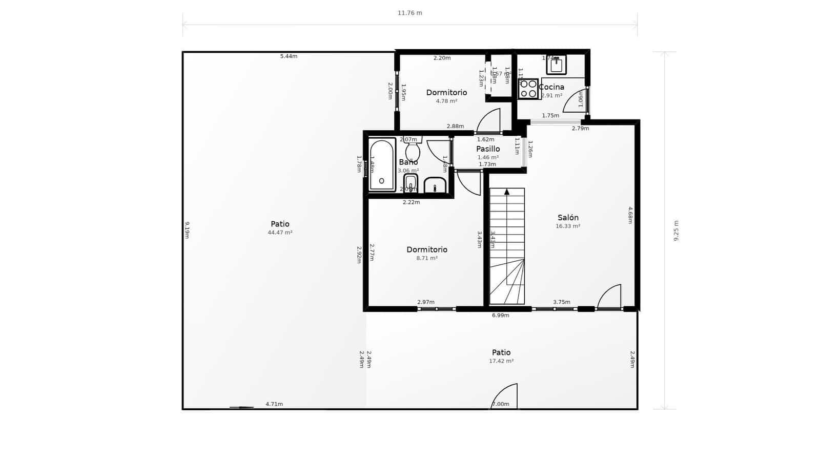 3 sypialnia Dom szeregowy na sprzedaż w Torrevieja z basenem - 224 999 € (Ref: 10031962)