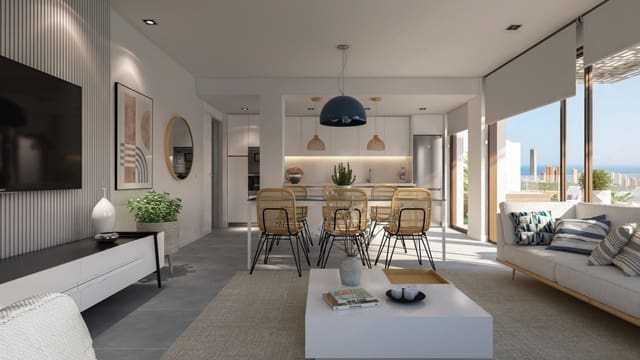 2 soverom Penthouse til salgs i Urbanizaciones, Benidorm med svømmebasseng - € 440 000 (Ref: 7589871)