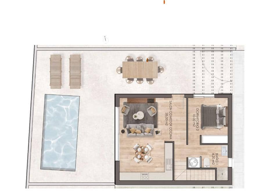 3 chambre Villa/Maison à vendre à Los Dolses avec piscine - 399 900 € (Ref: 8851522)