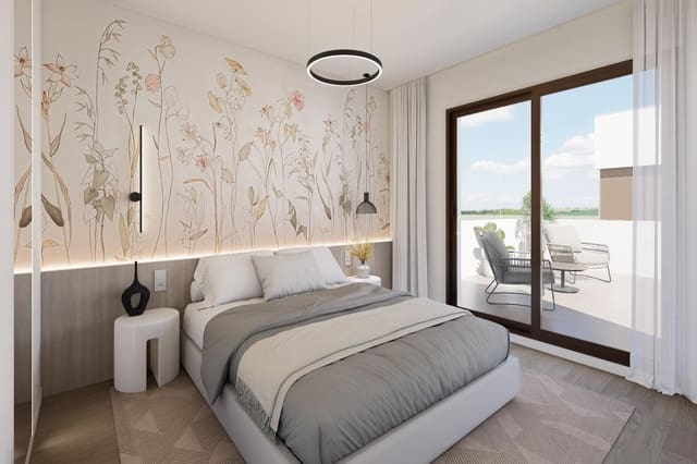 3 Zimmer Villa zu verkaufen in Los Alcázares mit Pool - 429.000 € (Ref: 9176576)