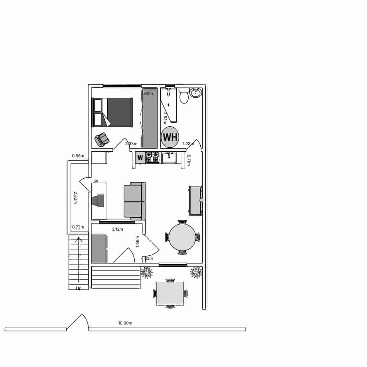 1 makuuhuone Bungalow myytävänä paikassa Blue Lagoon mukana uima-altaan - 99 000 € (Ref: 9300959)