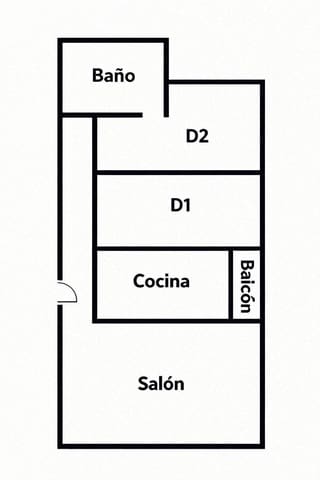 Apartamento de 2 habitaciones en Centro, Torrevieja en venta - 119.900 € (Ref: 9715110)