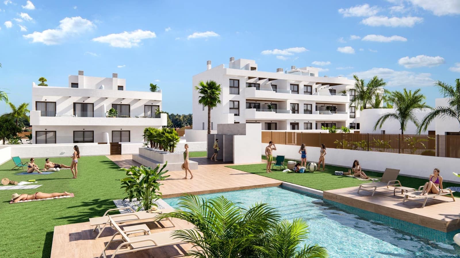 2 Zimmer Apartment zu verkaufen in Los Alcazares mit Pool - 269.900 € (Ref: 9818076)