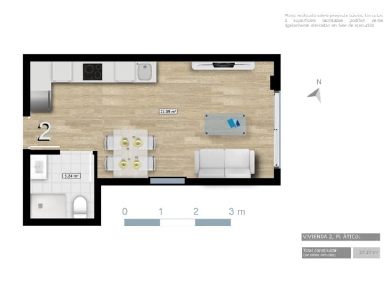 Penthouse zu verkaufen in Torrevieja mit Pool - 141.000 € (Ref: 10044965)