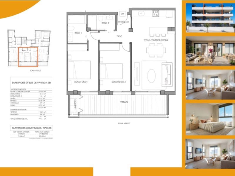 2 Zimmer Penthouse zu verkaufen in Benijofar mit Pool - 284.900 € (Ref: 10044969)