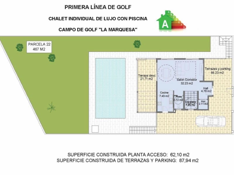 4 bedroom Villa for sale in Ciudad Quesada with pool - € 834,000 (Ref: 10054956)