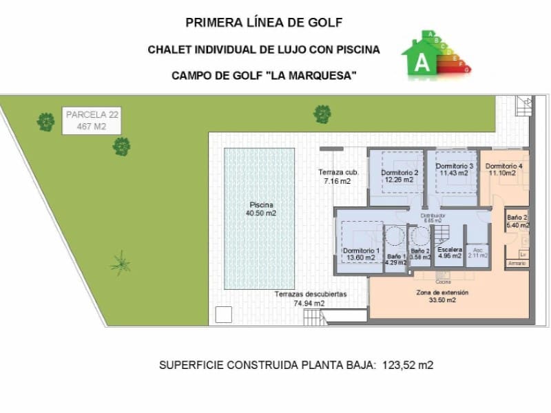4 bedroom Villa for sale in Ciudad Quesada with pool - € 834,000 (Ref: 10054956)