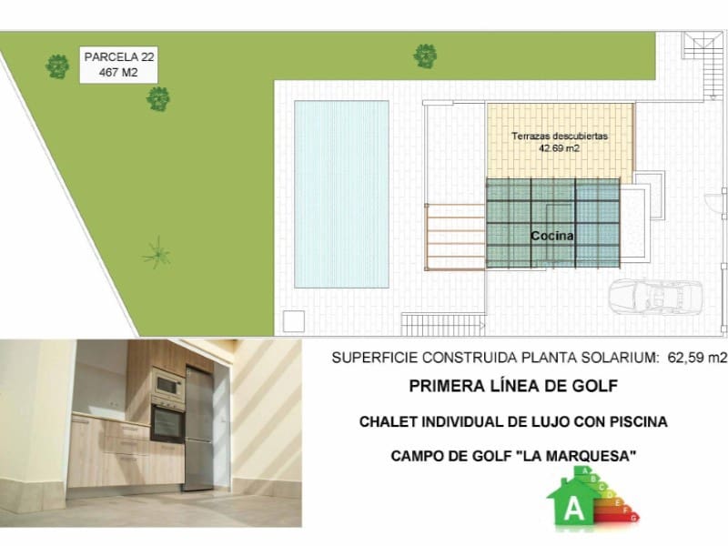 4 bedroom Villa for sale in Ciudad Quesada with pool - € 834,000 (Ref: 10054956)