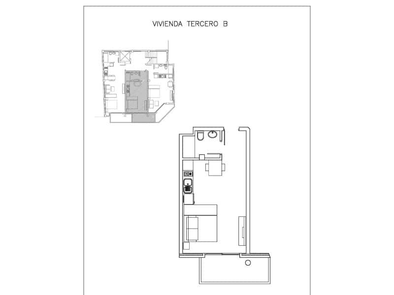 Leilighet til salgs i Guardamar del Segura med svømmebasseng - € 151 500 (Ref: 10124305)