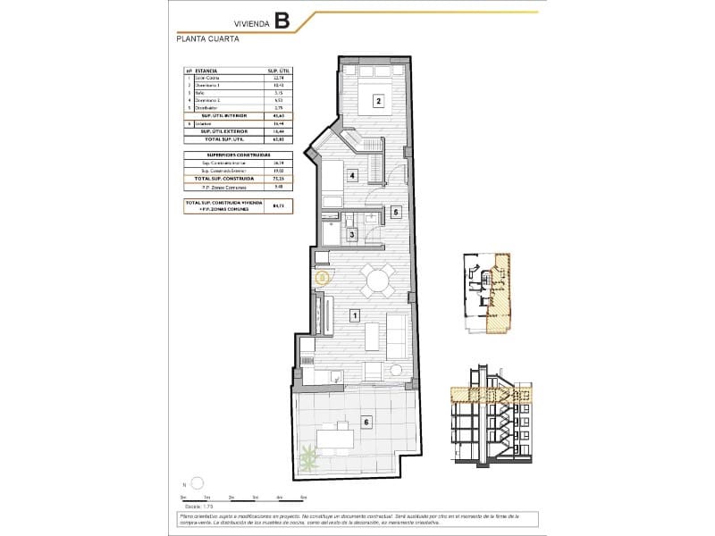 2 sypialnia Penthouse na sprzedaż w Guardamar del Segura z basenem - 315 000 € (Ref: 10124313)