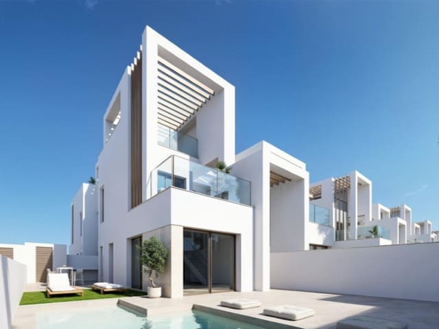 3 slaapkamer Villa te koop in Las Lomas de Rame - Bahía Bella, Los Alcázares met zwembad garage - € 645.000 (Ref: 10124325)