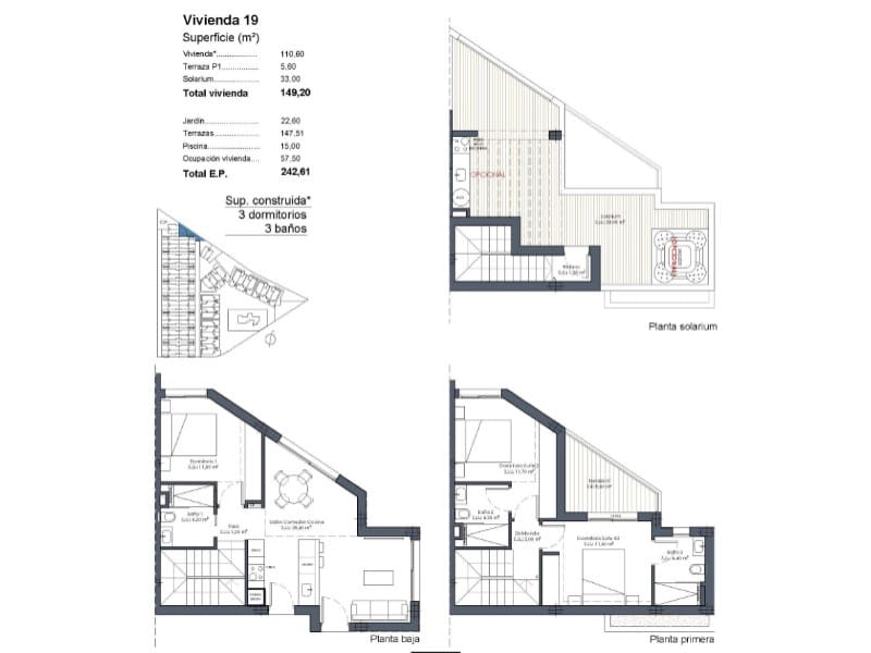 3 slaapkamer Villa te koop in Los Alcazares met zwembad garage - € 645.000 (Ref: 10124325)