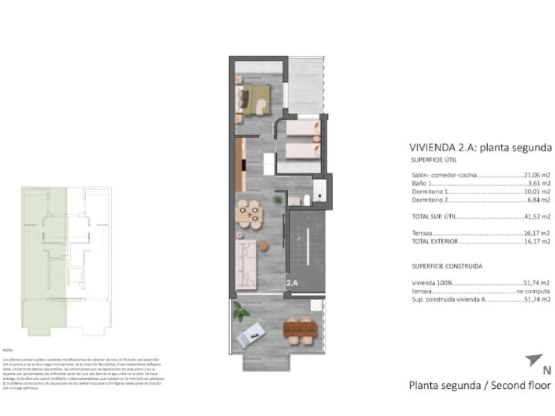 2 soveværelse Penthouse til salg i Torre de la Horadada - € 350.000 (Ref: 10168625)