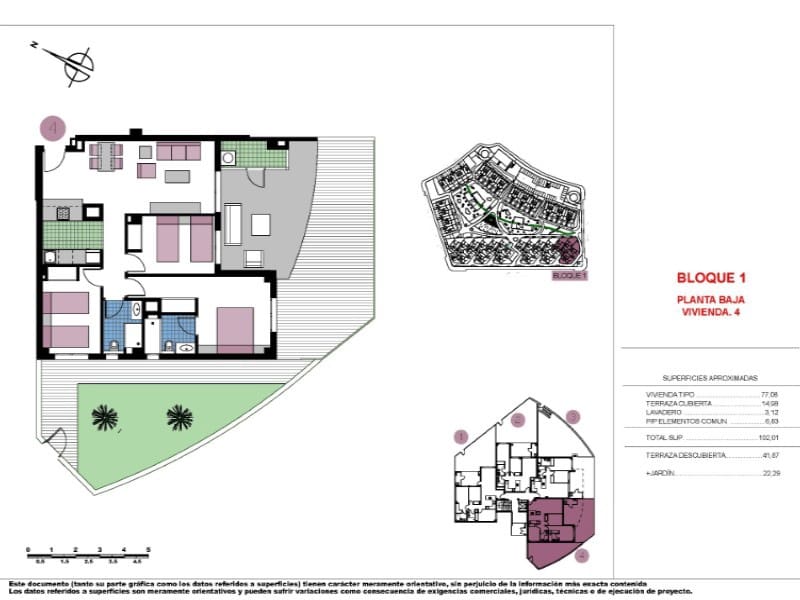 3 sypialnia Apartament na sprzedaż w Torre de la Horadada z basenem - 389 000 € (Ref: 10168628)