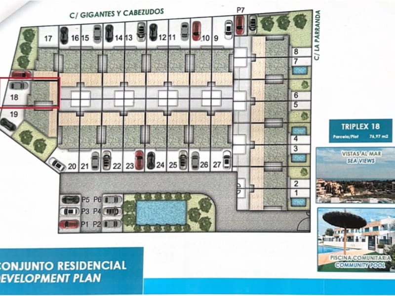 3 soverom Hus til salgs i Orihuela Costa med svømmebasseng - € 315 000 (Ref: 10177066)