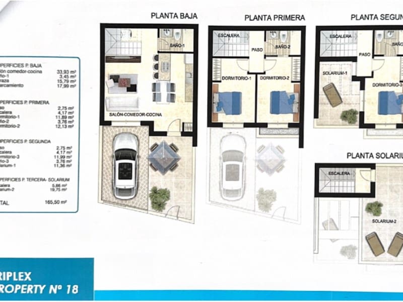 3 soverom Hus til salgs i Orihuela Costa med svømmebasseng - € 315 000 (Ref: 10177066)
