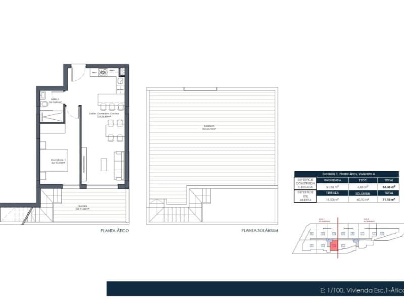 1 soveværelse Penthouse til salg i Formentera del Segura med swimmingpool garage - € 190.000 (Ref: 10180453)