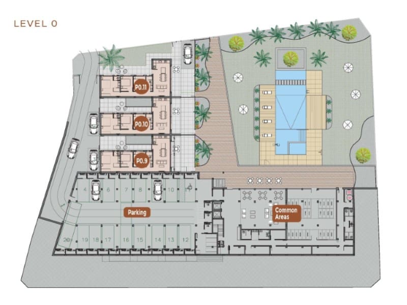 2 sypialnia Penthouse na sprzedaż w Torrevieja z basenem garażem - 399 900 € (Ref: 10180460)