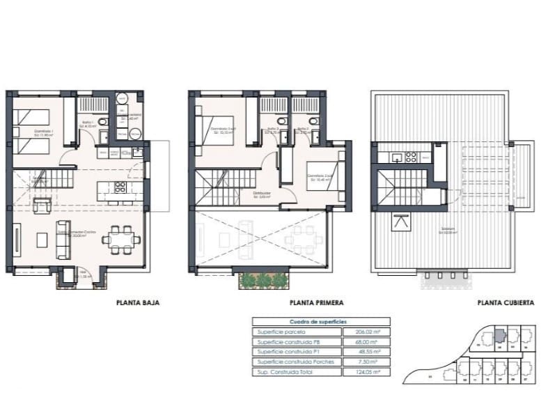 3 quarto Moradia para venda em Los Montesinos com piscina - 485 000 € (Ref: 7833653)