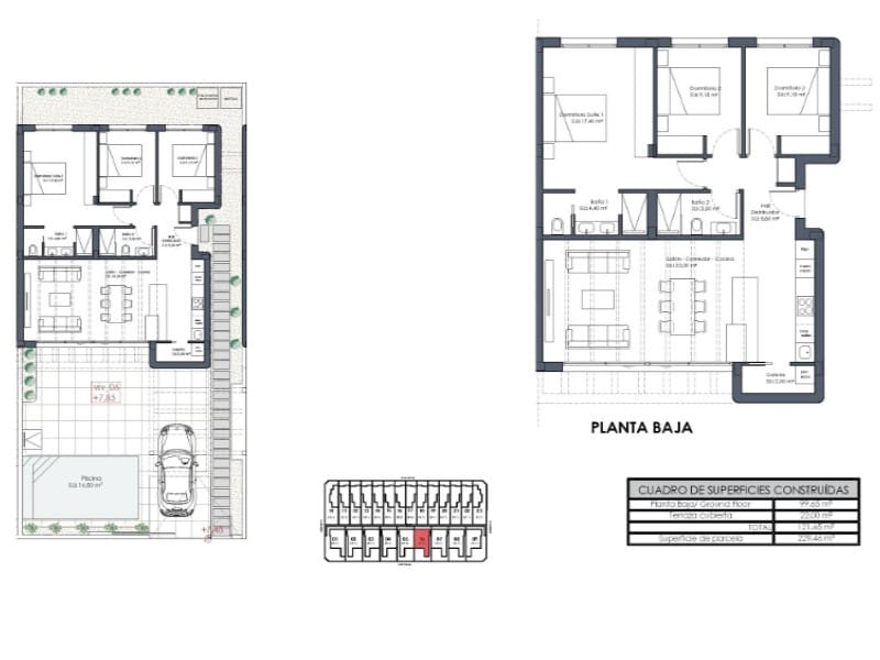3 sypialnia Willa na sprzedaż w Los Alcazares z basenem - 499 900 € (Ref: 8082871)
