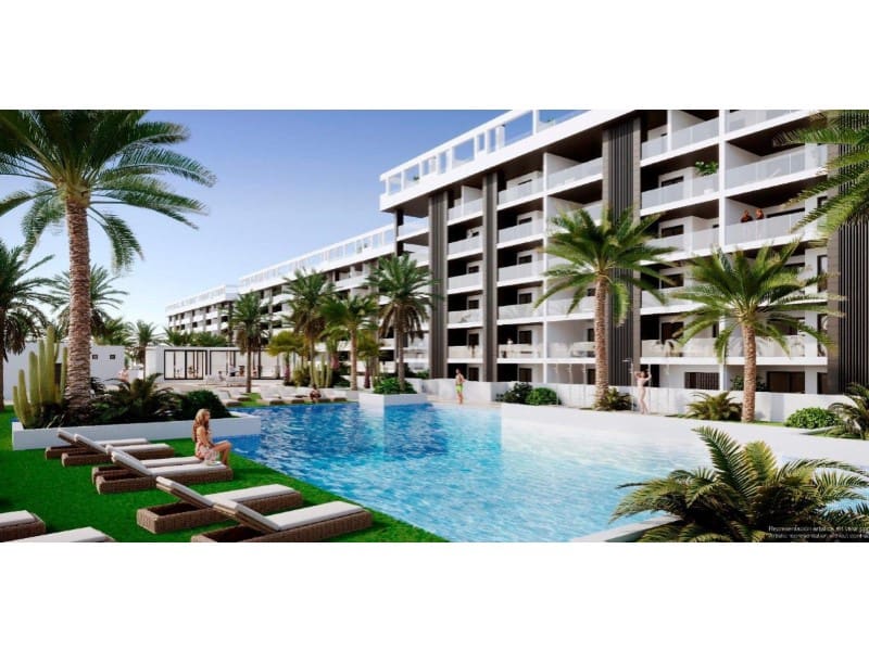 2 quarto Apartamento para venda em Torrevieja com piscina - 285 000 € (Ref: 8254026)
