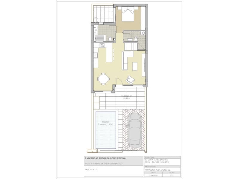 3 soveværelse Byhus til salg i Formentera del Segura med swimmingpool - € 365.900 (Ref: 8415693)