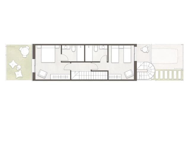 2 sovrum Hus till salu i Pilar de la Horadada ciudad, Pilar de la Horadada med pool - 299 900 € (Ref: 8947333)