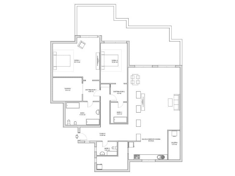 2 bedroom Penthouse for sale in Orihuela Costa - € 560,000 (Ref: 8949167)