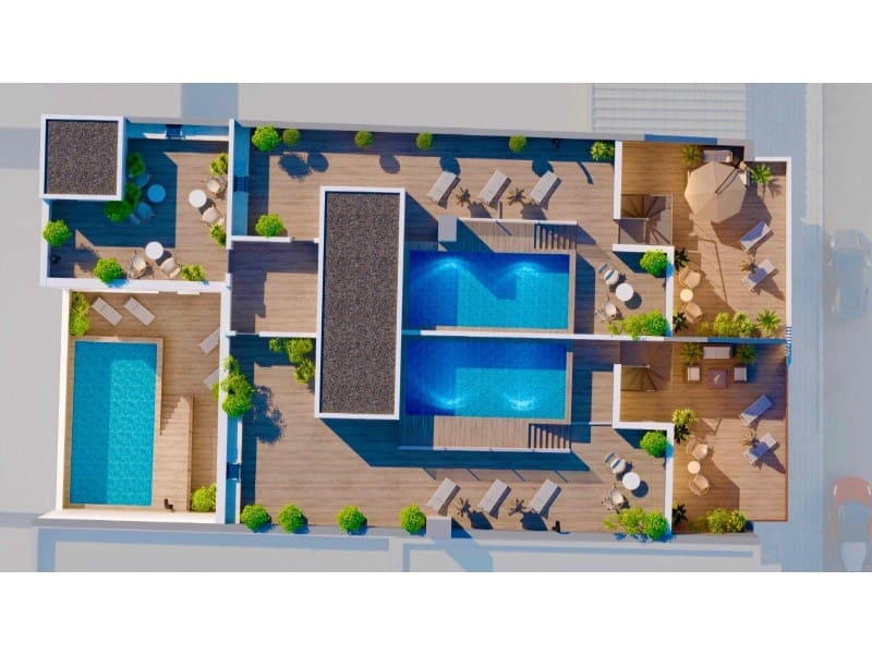 Ático de 3 habitaciones en Torrevieja en venta con piscina - 599.000 € (Ref: 9062680)