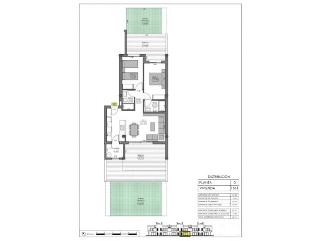 2 sovrum Bungalow till salu i Algorfa med pool - 323 900 € (Ref: 9159932)
