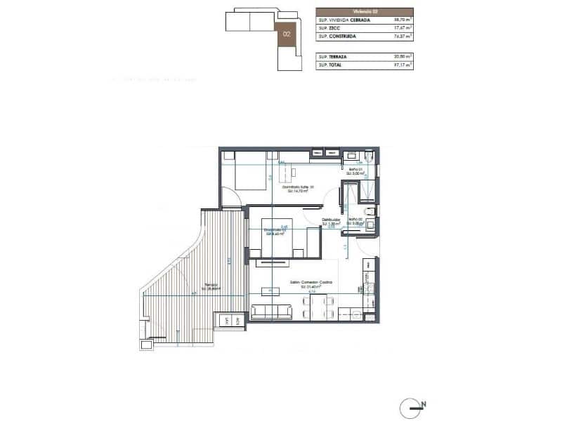 2 makuuhuone Huoneisto myytävänä paikassa Guardamar del Segura mukana uima-altaan - 298 000 € (Ref: 9169871)
