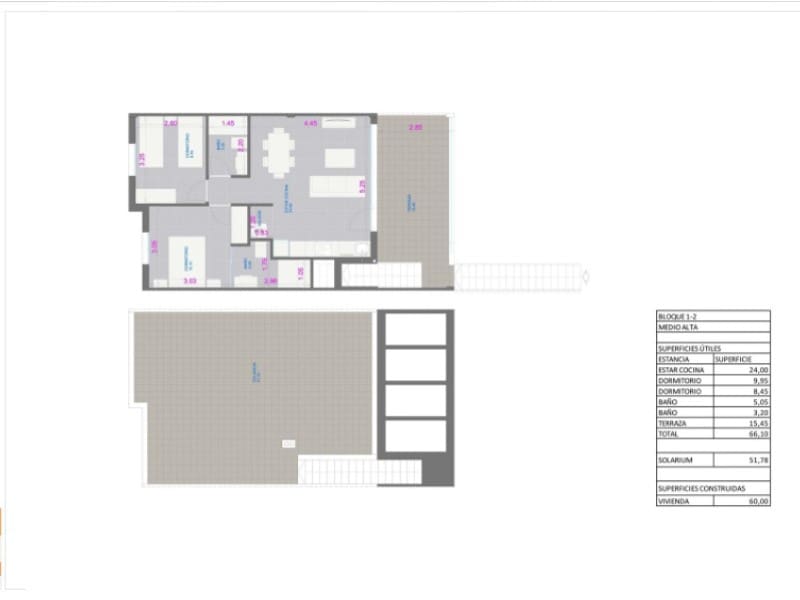 2 chambre Bungalow à vendre à Pilar de la Horadada avec piscine - 293 000 € (Ref: 9169889)