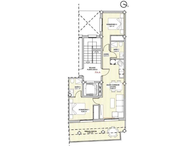 2 slaapkamer Penthouse te koop in Torrevieja - € 388.000 (Ref: 9176799)