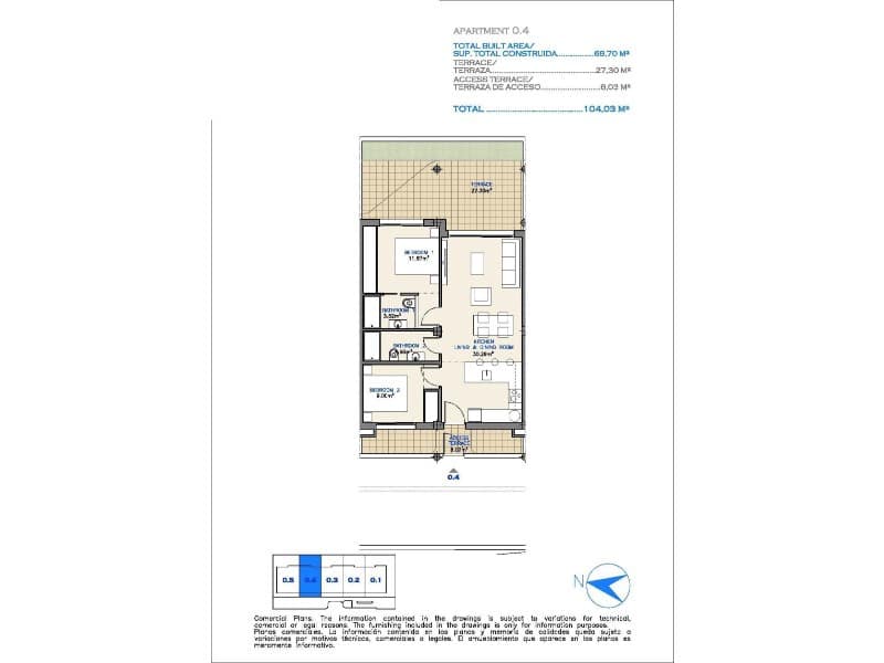 2 makuuhuone Huoneisto myytävänä paikassa Los Alcazares mukana uima-altaan - 275 000 € (Ref: 9236949)