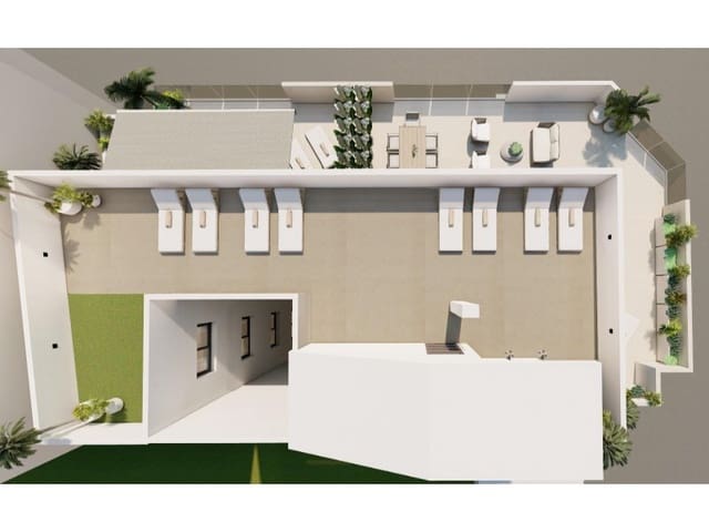 1 quarto Penthouse para venda em Zona Pueblo, Guardamar del Segura - 269 500 € (Ref: 9240205)