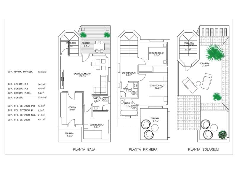3 Zimmer Villa zu verkaufen in San Fulgencio mit Pool - 275.000 € (Ref: 9253836)