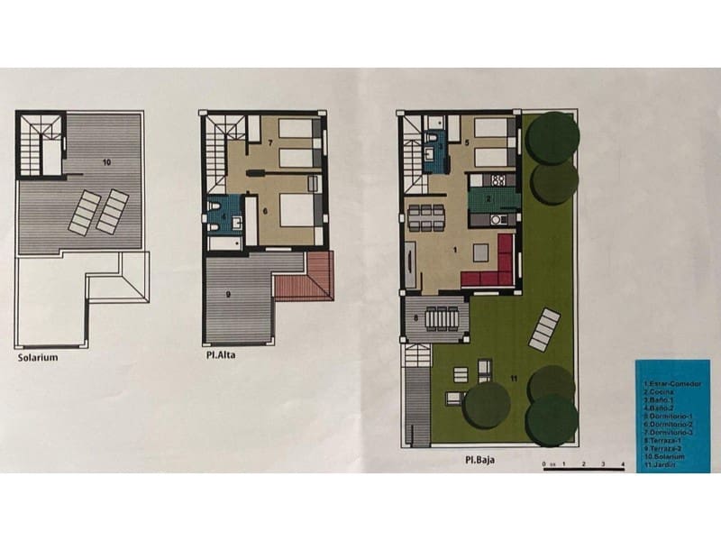 Pareado de 4 habitaciones en Orihuela Costa en venta con piscina - 209.900 € (Ref: 9291422)