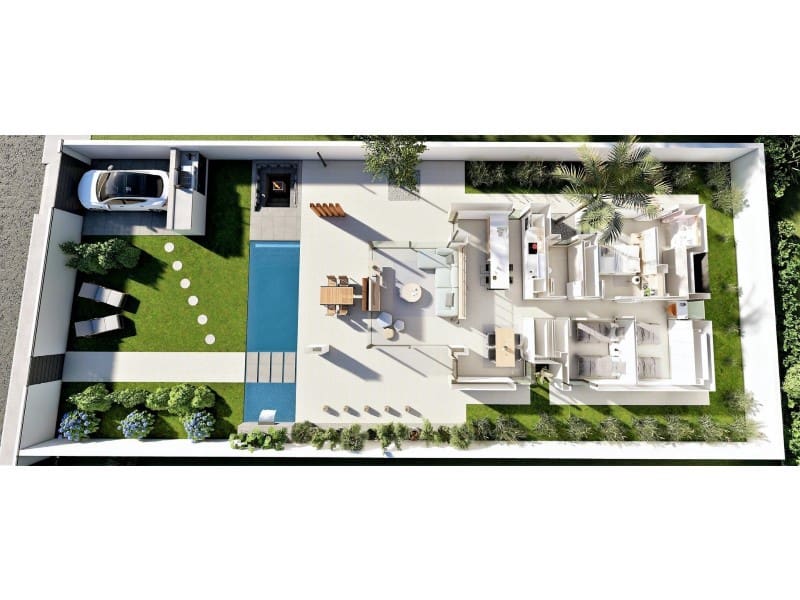 Chalet de 3 habitaciones en San Fulgencio en venta con piscina - 660.000 € (Ref: 9341337)