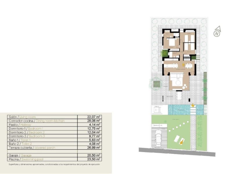 Chalet de 3 habitaciones en San Fulgencio en venta con piscina - 660.000 € (Ref: 9341337)