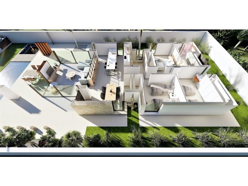 Chalet de 3 habitaciones en San Fulgencio en venta con piscina - 660.000 € (Ref: 9341337)