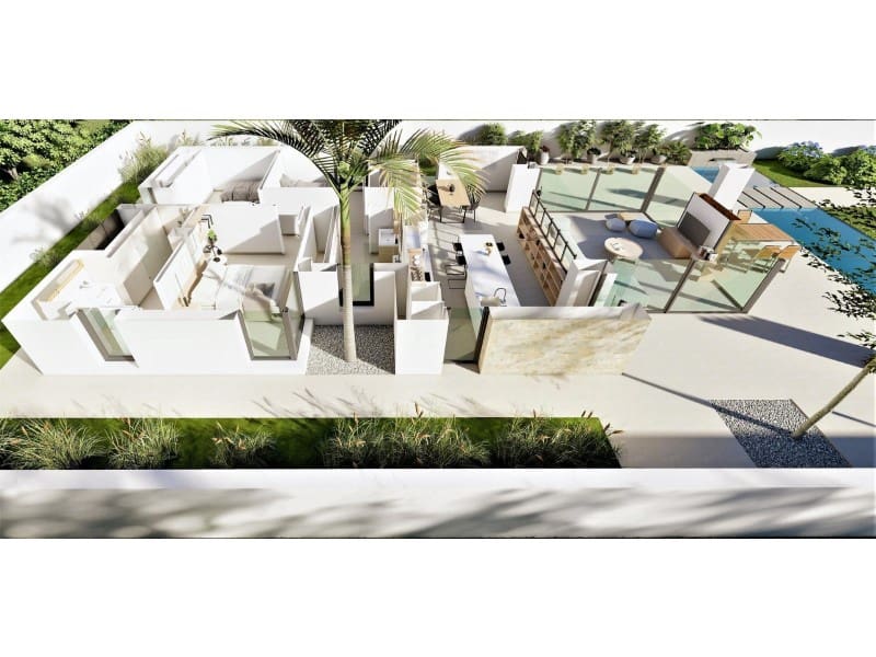 Chalet de 3 habitaciones en San Fulgencio en venta con piscina - 660.000 € (Ref: 9341337)