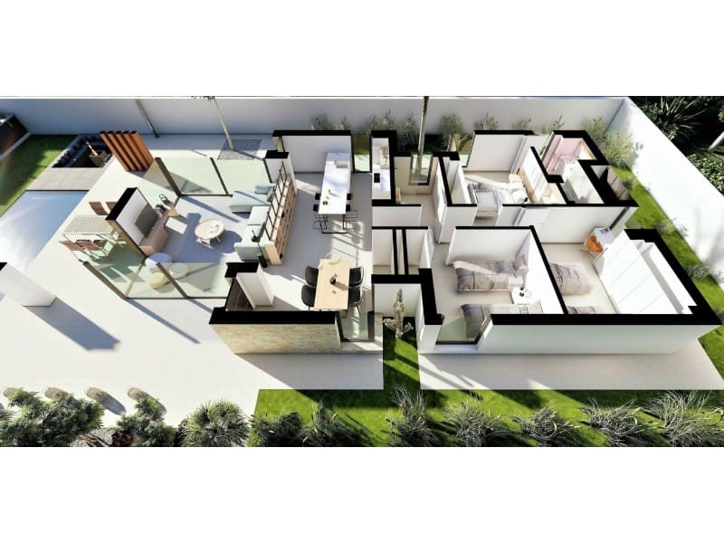 Chalet de 3 habitaciones en San Fulgencio en venta con piscina - 660.000 € (Ref: 9341337)