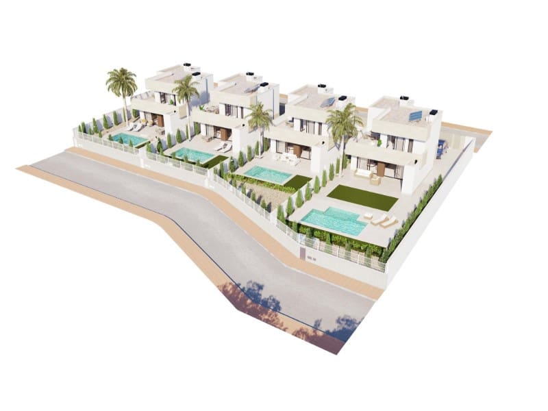 3 sypialnia Willa na sprzedaż w Santiago de la Ribera z basenem - 599 000 € (Ref: 9375436)