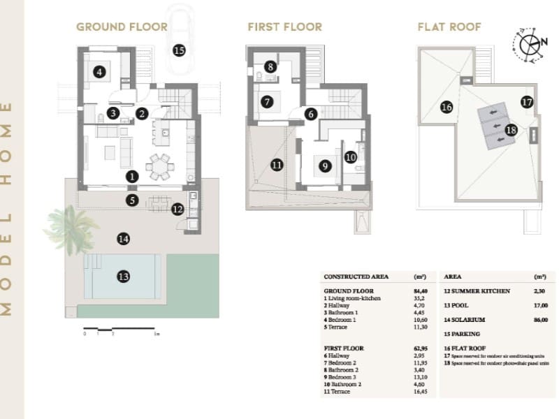 3 sypialnia Willa na sprzedaż w Santiago de la Ribera z basenem - 599 000 € (Ref: 9375436)