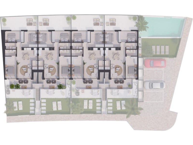 3 sypialnia Bungalow na sprzedaż w Lo Pagan z basenem - 375 900 € (Ref: 9375437)